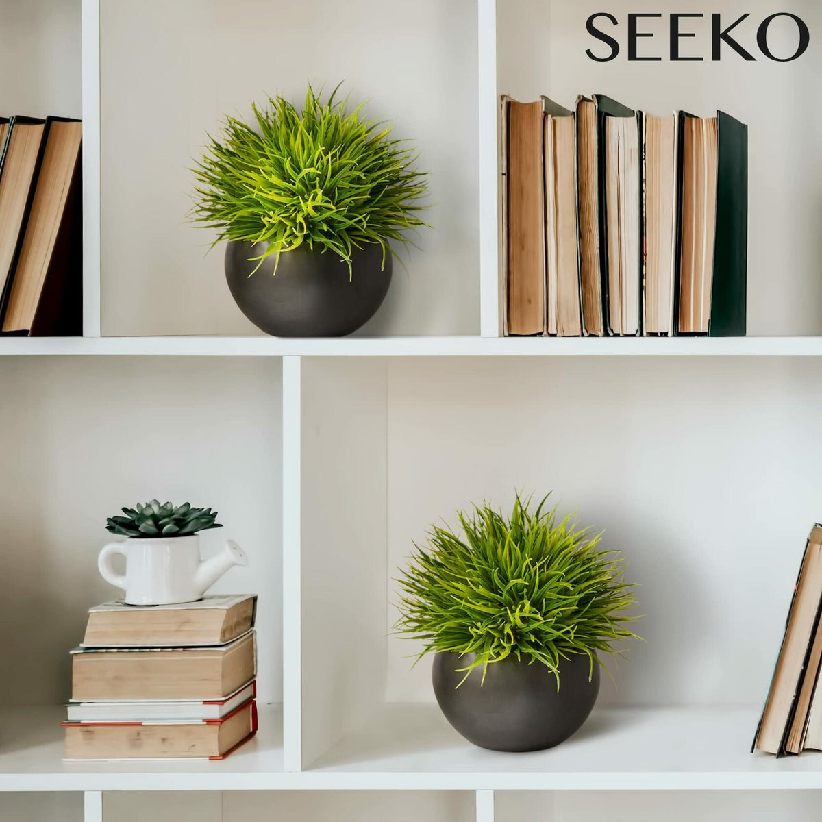 Realistic Plants Shelf Decor