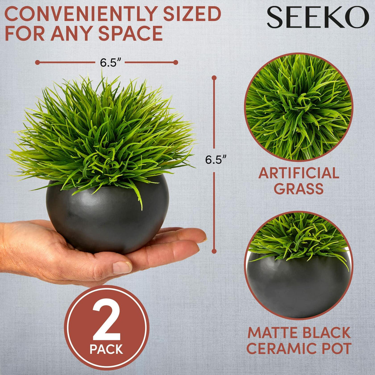Realistic Plants Shelf Decor