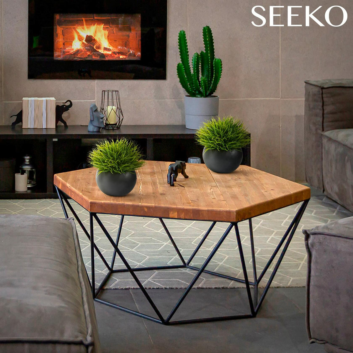 Realistic Plants Shelf Decor