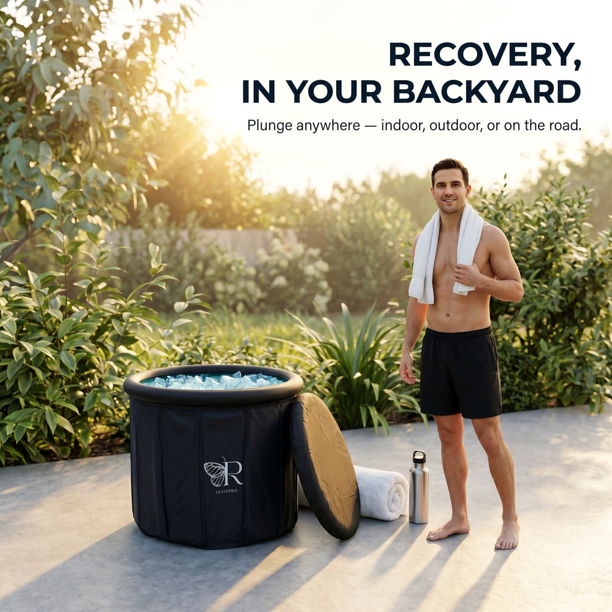 Portable Foldable Ice Bath Tub
