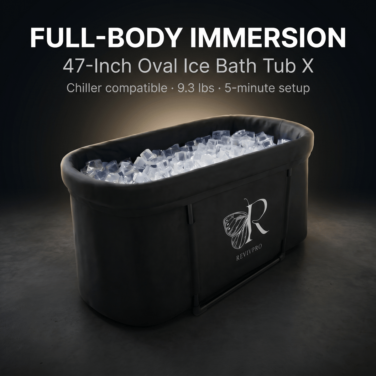 Extra-Long Portable Ice Bath Tub