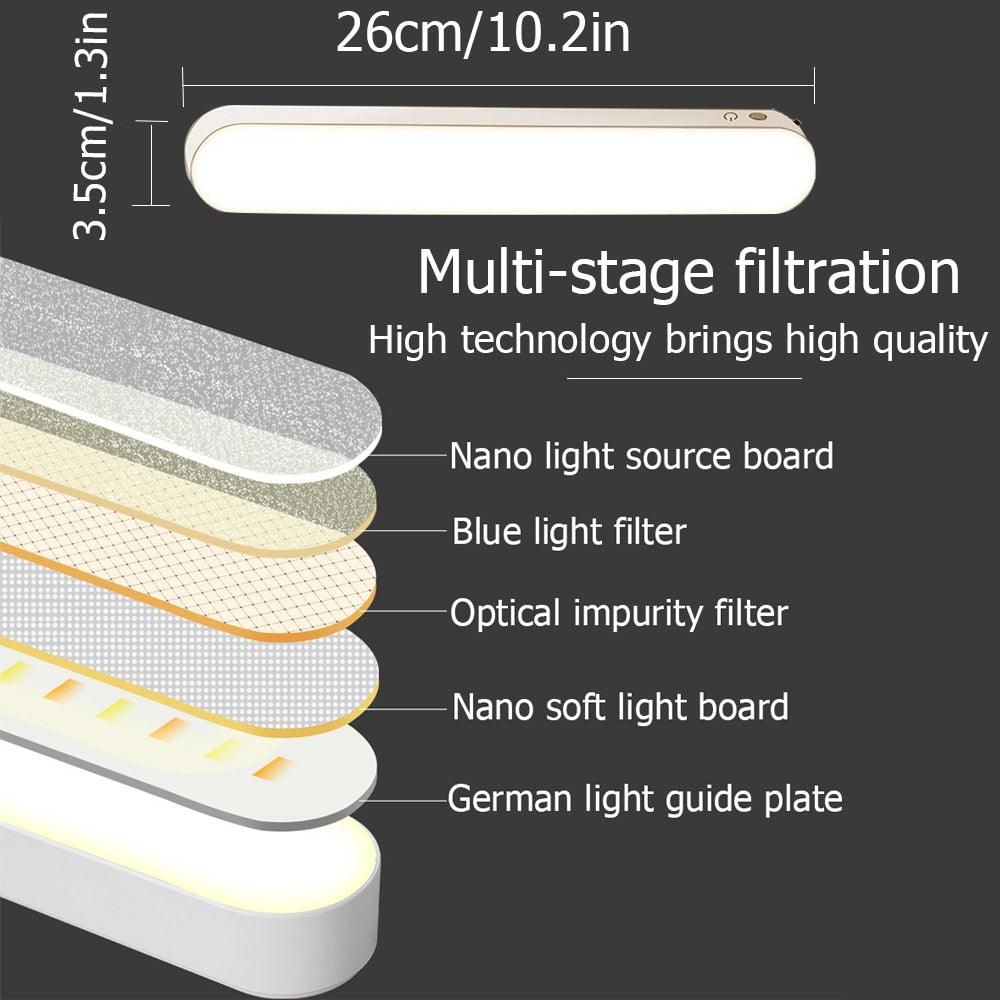 Desk Lamp LED Light Rechargeable