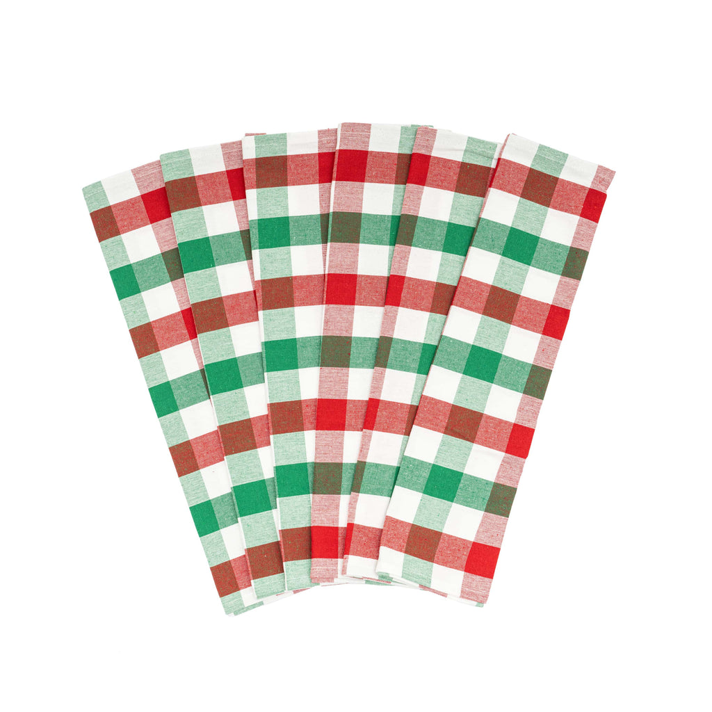 Farmhouse Plaid Kitchen Towels