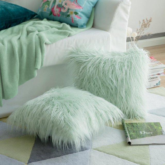 Soft Fur Luxury Silky Pillow Covers
