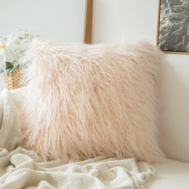 Soft Fur Luxury Silky Pillow Covers