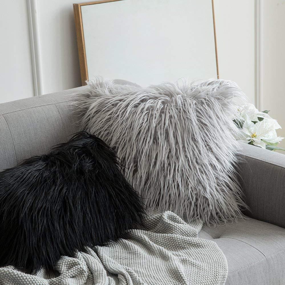 Soft Fur Luxury Silky Pillow Covers