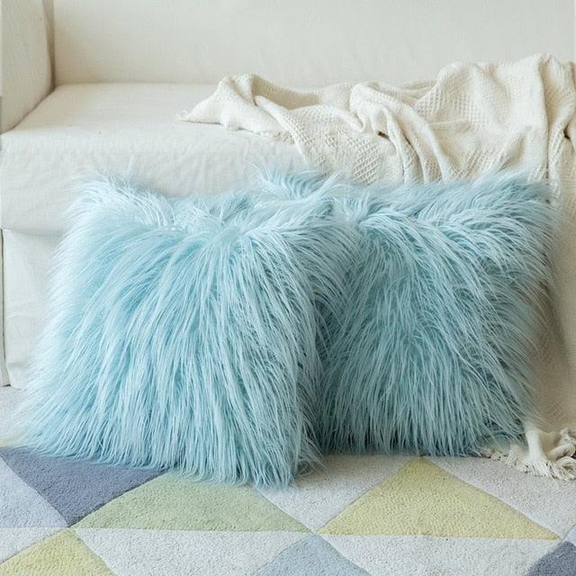 Soft Fur Luxury Silky Pillow Covers