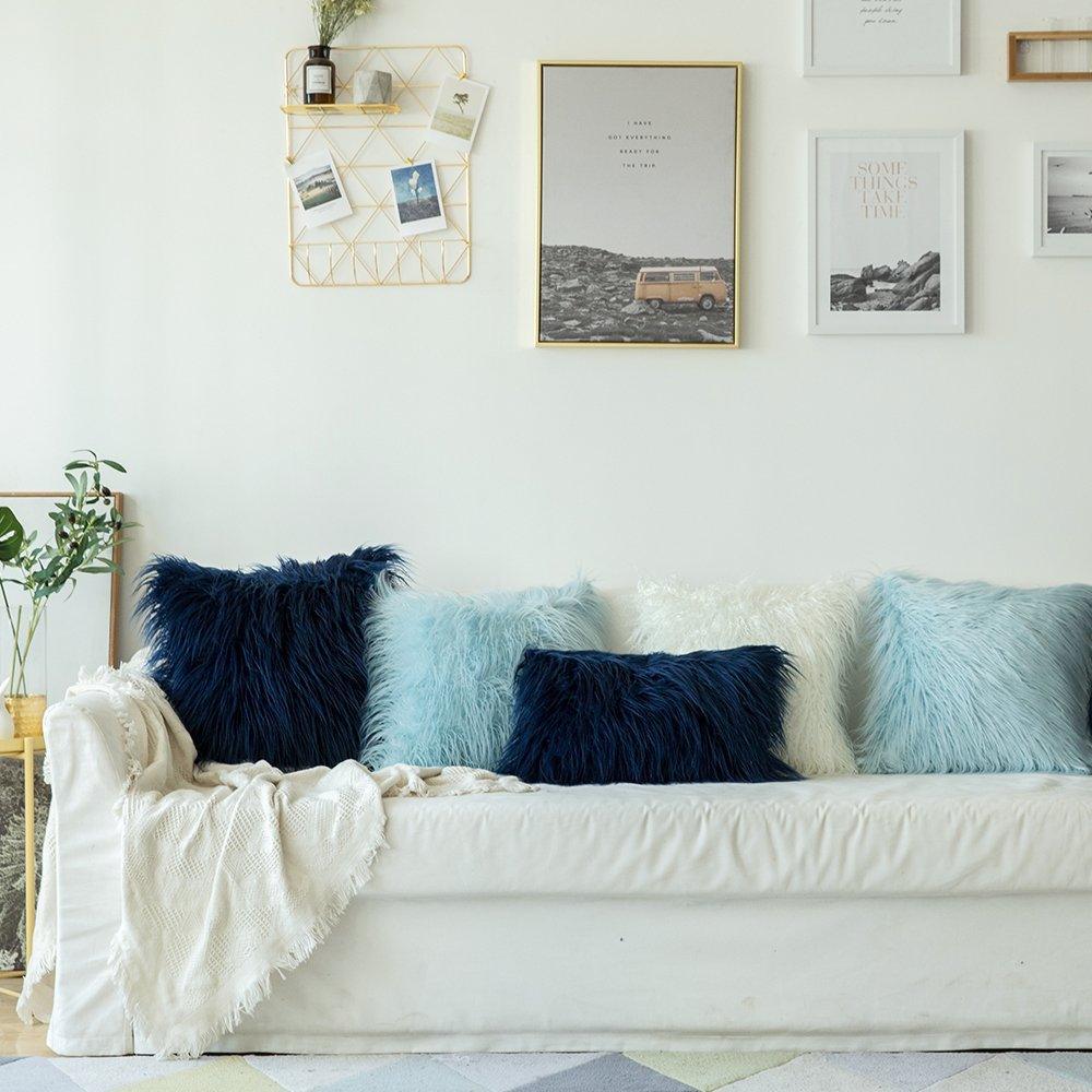 Soft Fur Luxury Silky Pillow Covers