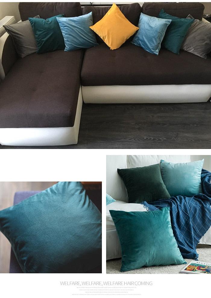 Velvet Throw Pillow Cover
