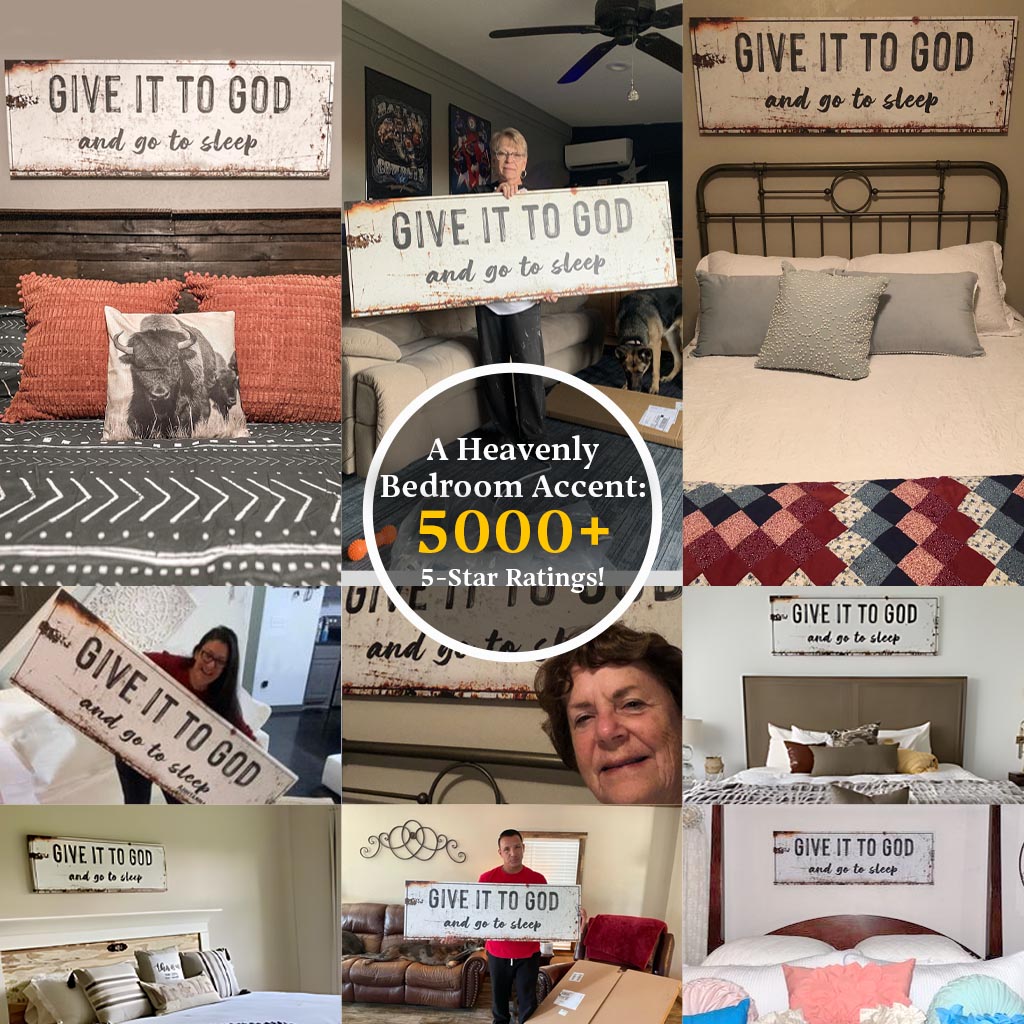 Give It to God and Go to Sleep Wallart