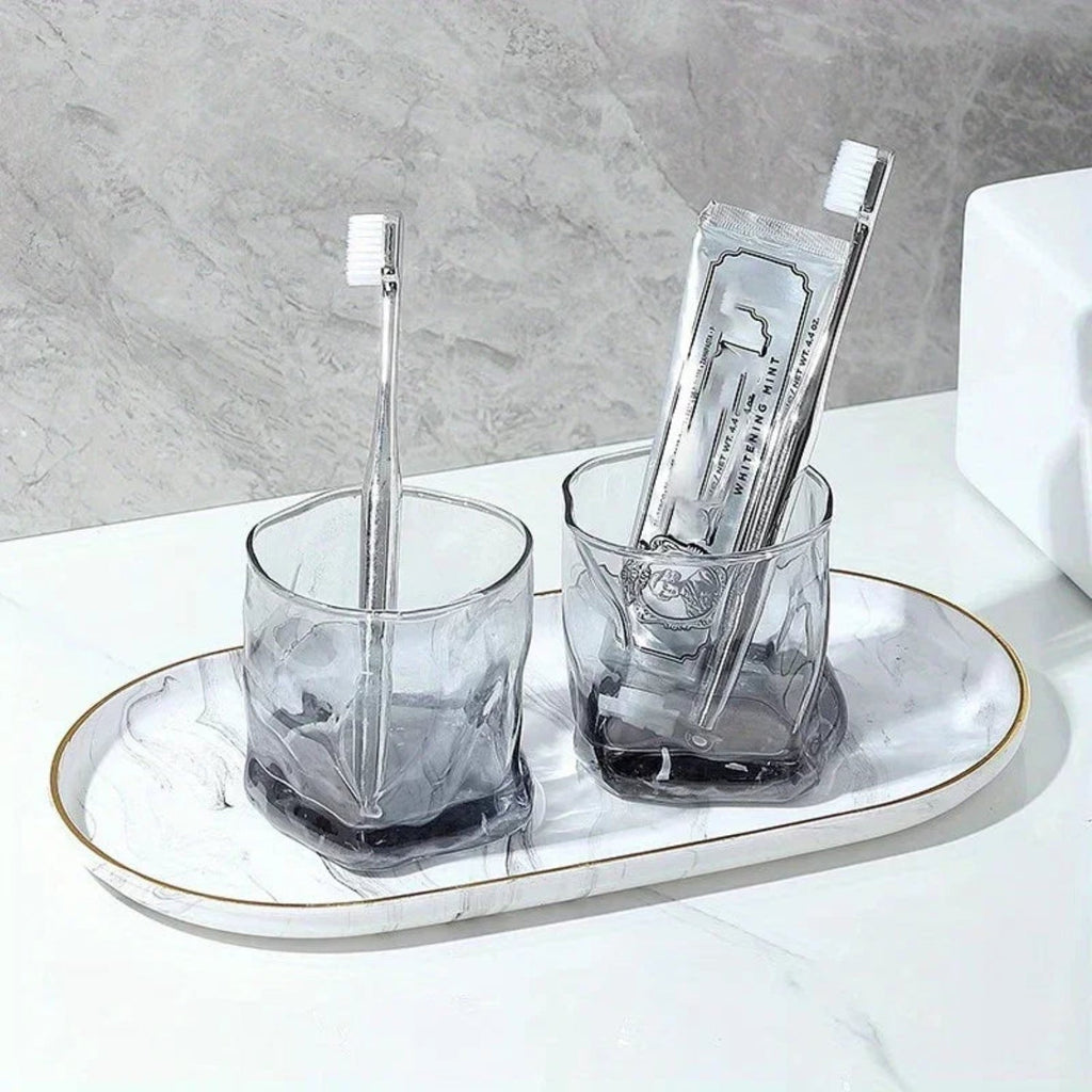 Elegant Marble Vanity Tray