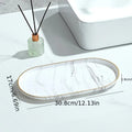 Elegant Marble Vanity Tray